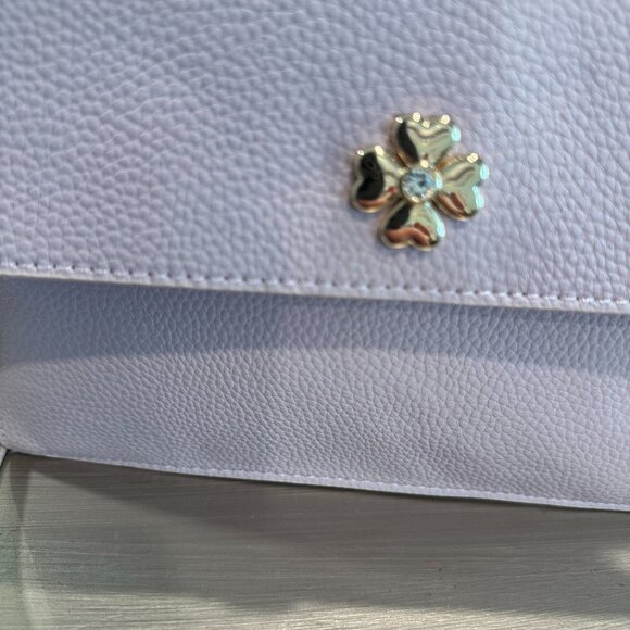 Alessia Clover Genuine Leather Purse in Blush - Picture 6 of 14